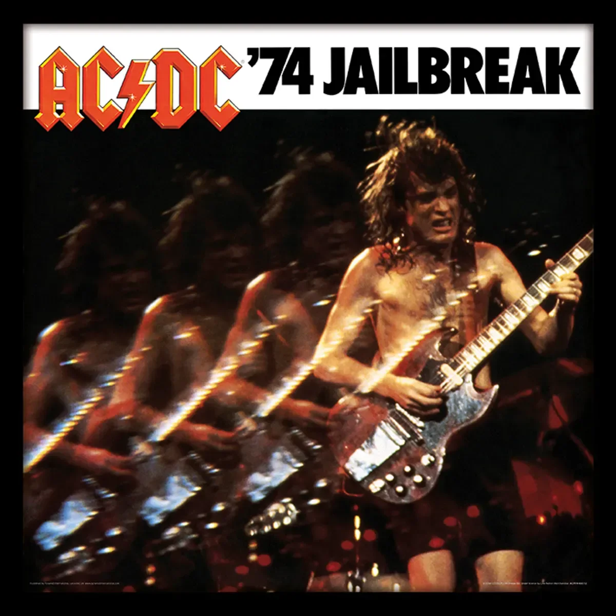74 Jailbreak 12" Album Cover Framed Print