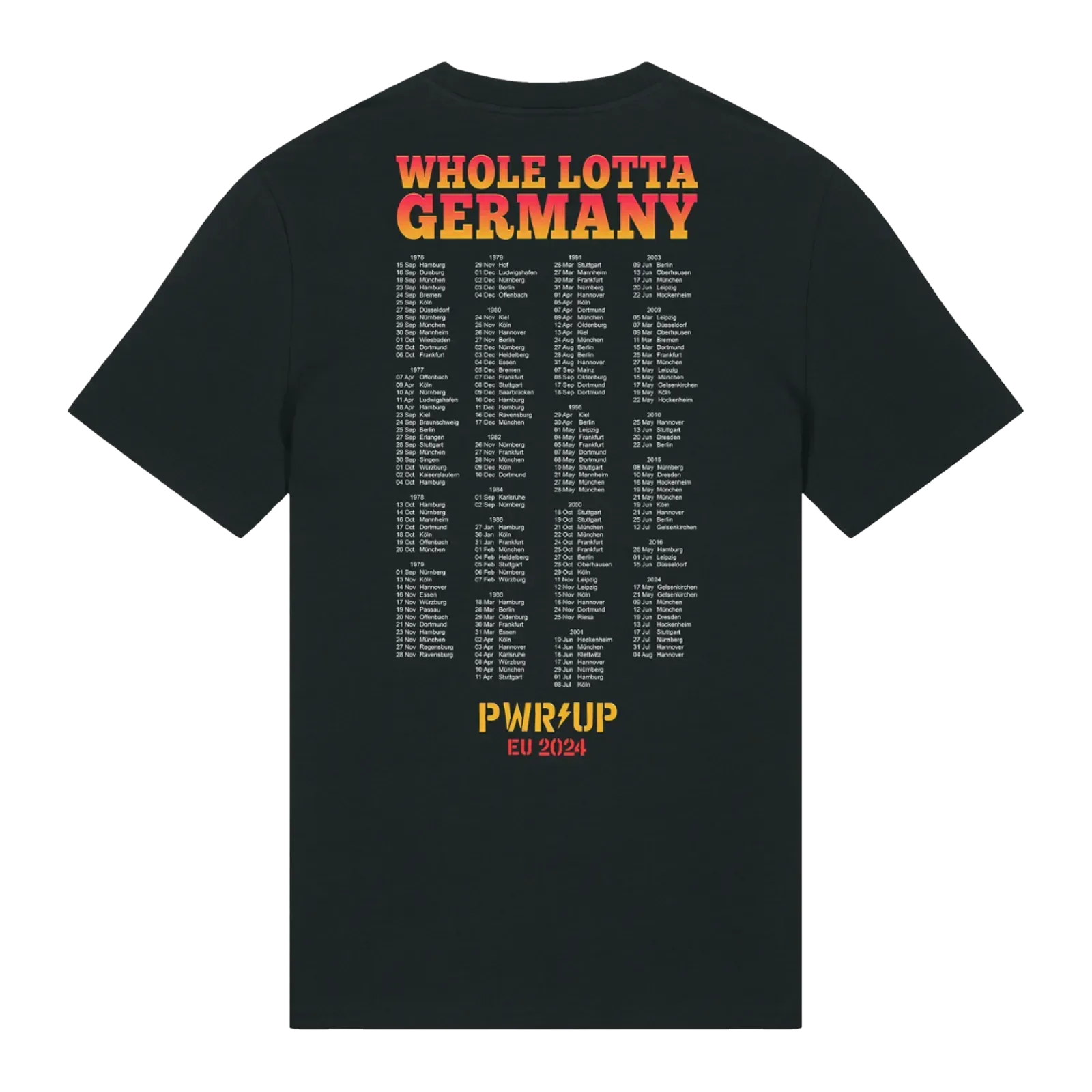 Whole Lotta Germany 2024 Tour T-shirt - Image 2