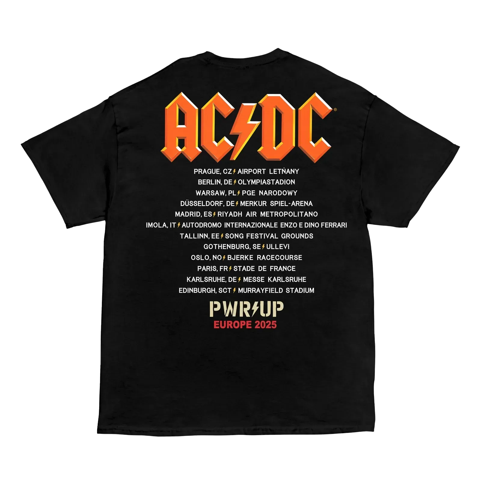 Angus Amps PWR UP Tour T-Shirt - Image 2