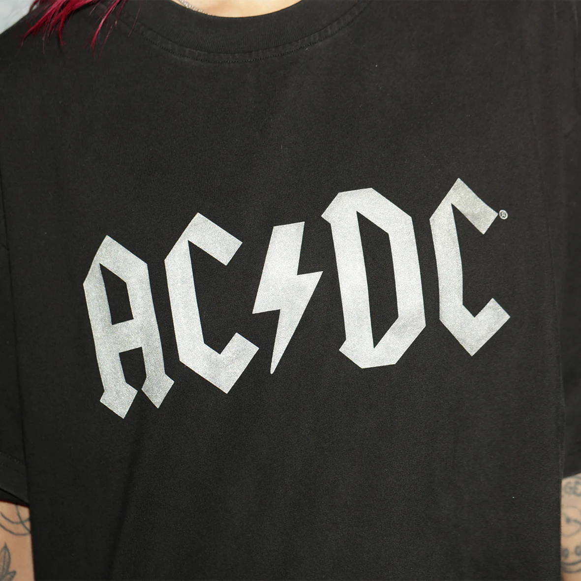 Back in Black Anniversary Reflective Ink T-Shirt* - Image 3