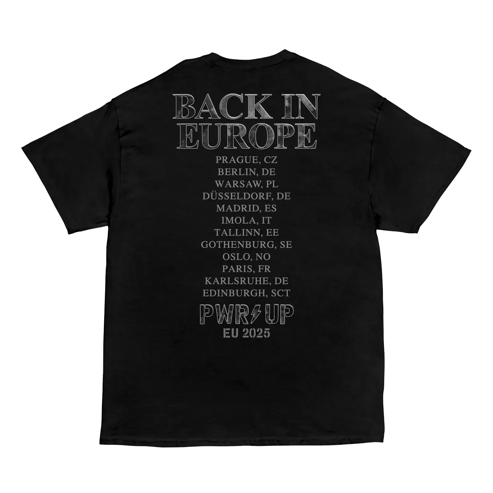Back in Black PWR UP Tour T-Shirt - Image 2