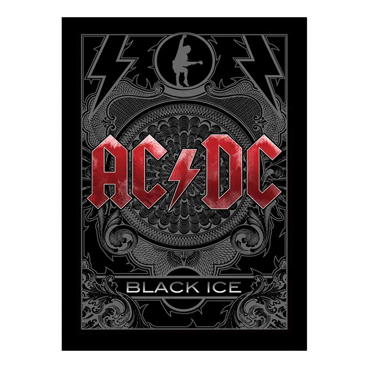 Black Ice Framed Print