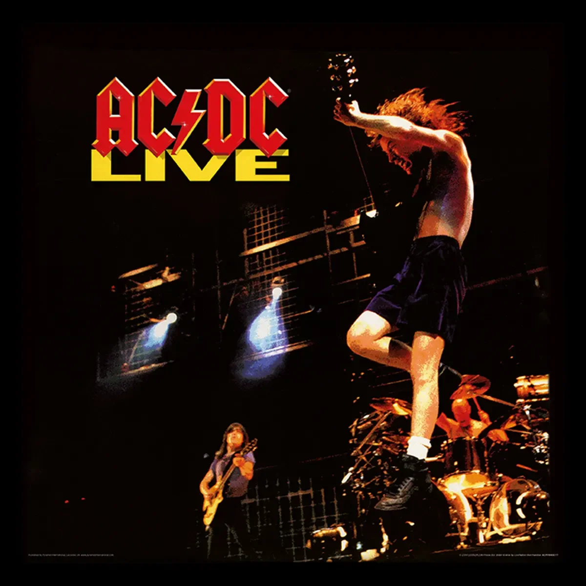 Live 12" Album Cover Framed Print