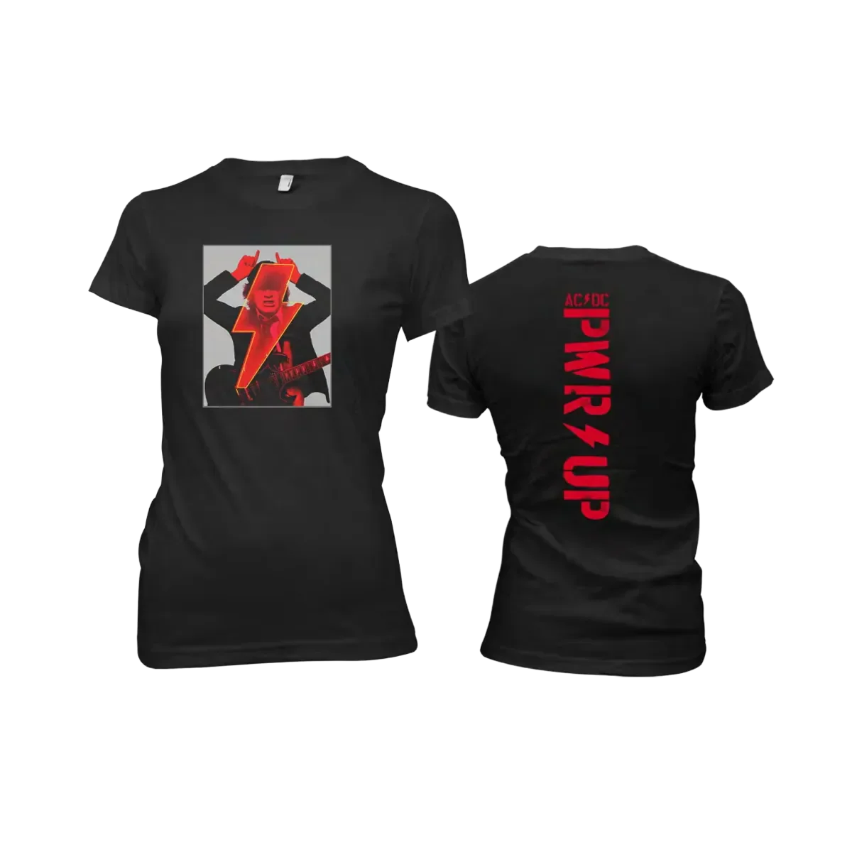 POWER UP Angus Hero Frame Ladies T-Shirt