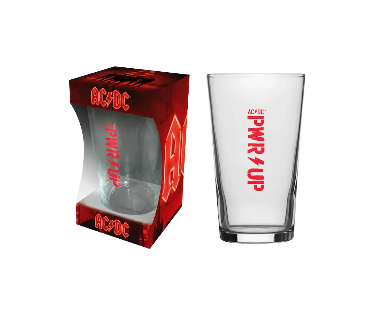 POWER UP Beer Glass