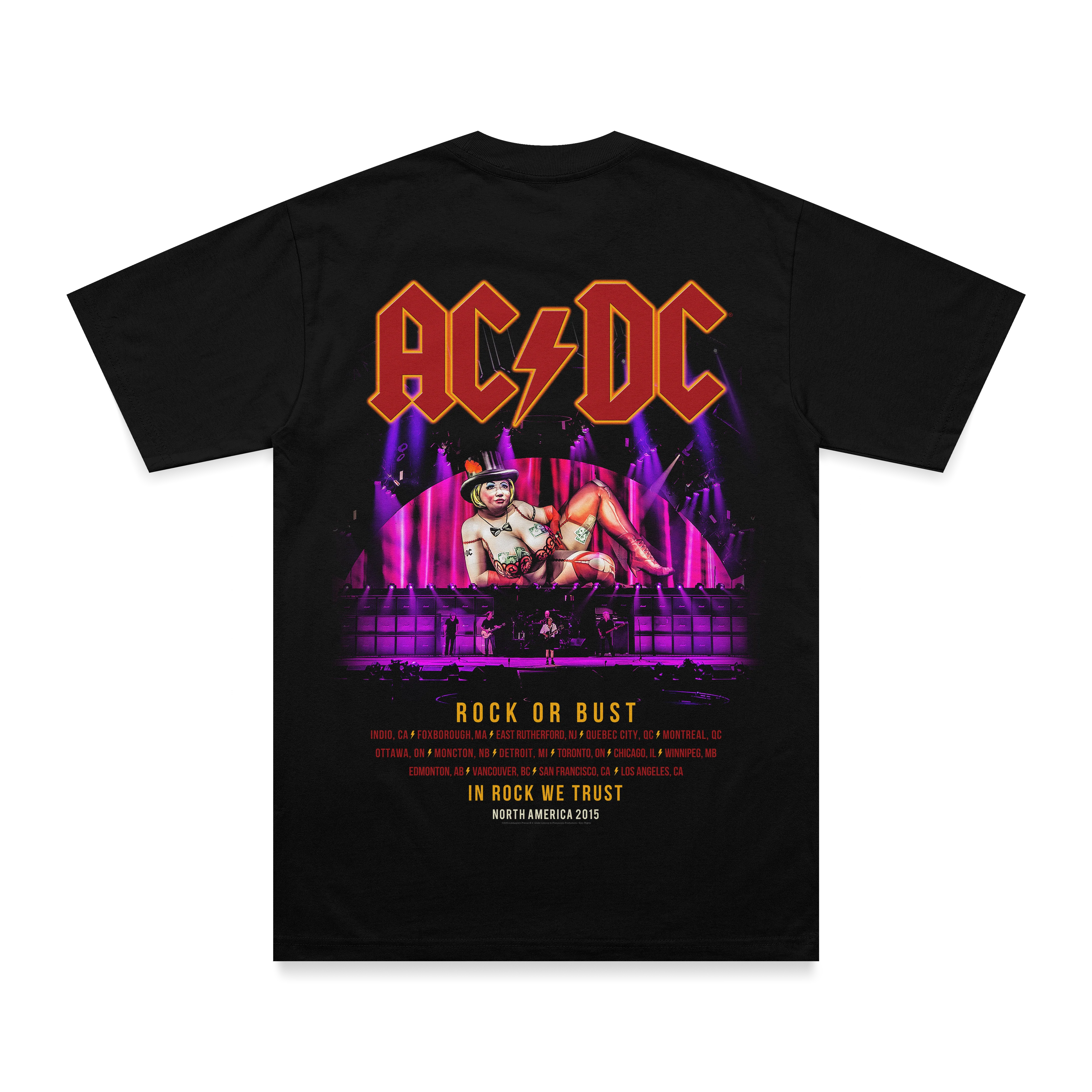 Rock Or Bust One Night Only T-shirt - Image 2